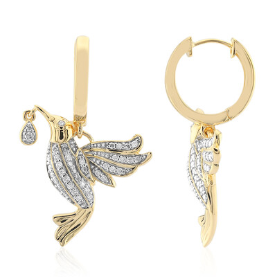 Orecchini in oro con Diamante SI1 (G) (Annette)