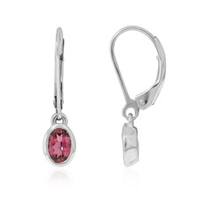 Orecchini in argento con Tormalina Rosa