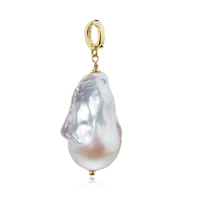 Ciondolo in argento con Perla d'Acqua Dolce Bianca