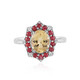 Anello in argento con Berillo Giallo