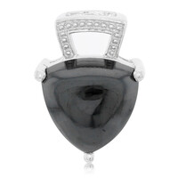 Ciondolo in argento con Ematite Nera