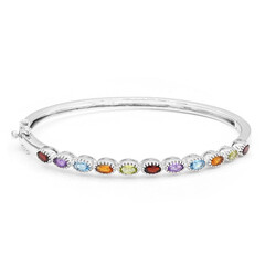 Bracciale in argento con Granato Mandarino
