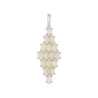 Ciondolo in argento con Opale di Welo