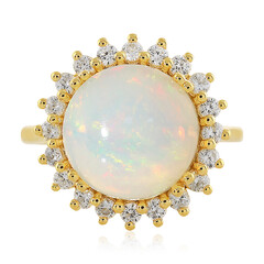 Anello in argento con Opale di Welo