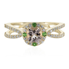 Anello in oro con Morganite (Adela Gold)