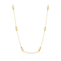 Collana in argento con Perla d'Acqua Dolce Bianca (Joias do Paraíso)