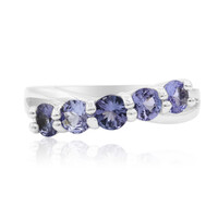 Anello in argento con Tanzanite