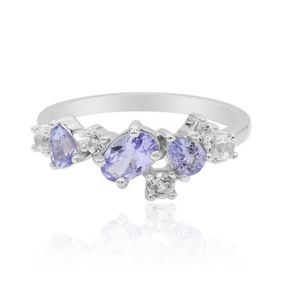 Anello in argento con Tanzanite