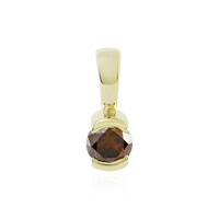 Ciondolo in oro con Diamante Cioccolato I2
