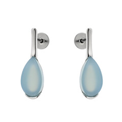 Orecchini in argento con Agata