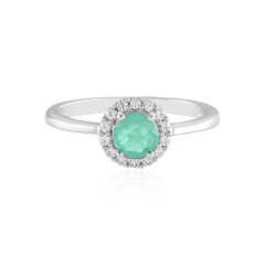 Anello in argento con Smeraldo Colombiano