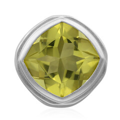 Ciondolo in argento con Quarzo Ouro Verde