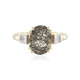 Anello in argento con Quarzo Rutilato Nero