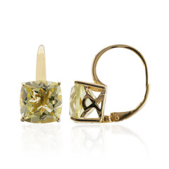 Orecchini in argento con Citrino Limone