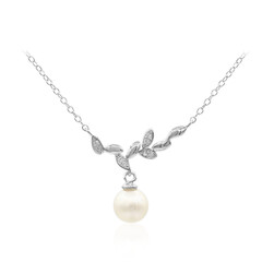 Collana in argento con Perla di Acqua Dolce