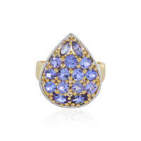 Anello in argento con Tanzanite