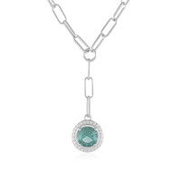 Collana in argento con Fluorite Verde