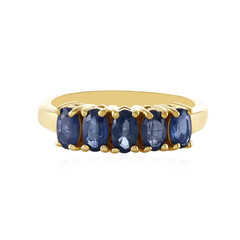 Anello in argento con Zaffiro Blu