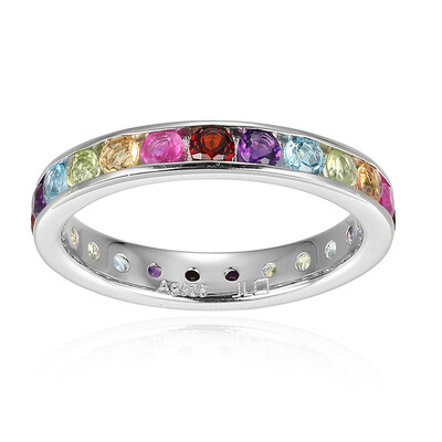 Anello in argento con Rubino (Adela Silber)