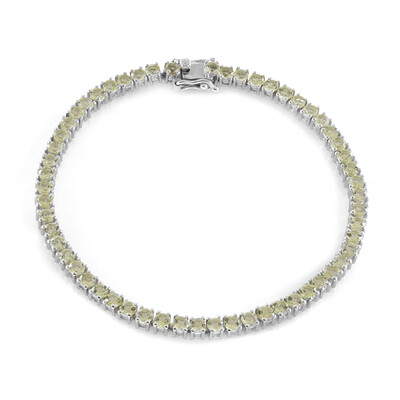 Bracciale in argento con Quarzo Limone