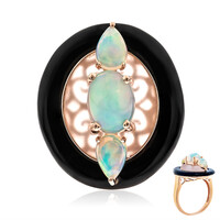 Anello in oro con Opale di Welo AAA (CIRARI)