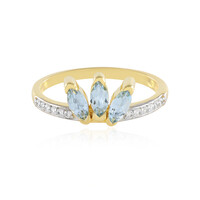 Anello in argento con Acquamarina Ofiki