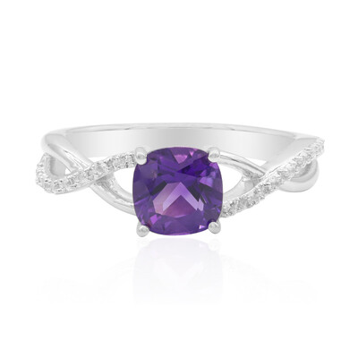 Anello in argento con Ametista Boliviana