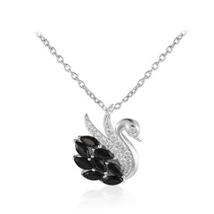 Collana in argento con Spinello Nero