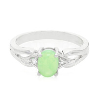 Anello in argento con Crisoprasio