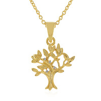 Collana in argento con Diamante I4 (J)