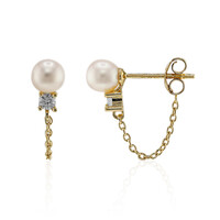 Orecchini in argento con Perla di Acqua Dolce