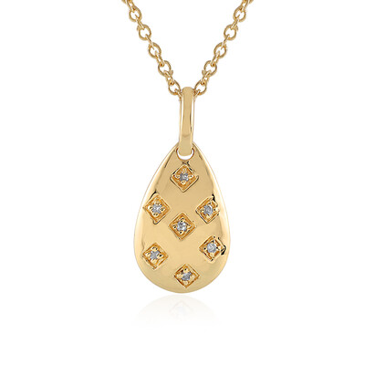 Collana in argento con Diamante I3 (J)
