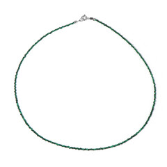 Collana in argento con Malachite