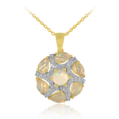 Collana in argento con Opale di Welo