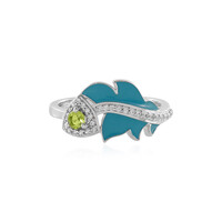 Anello in argento con Peridoto