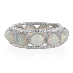 Anello in argento con Opale di Welo