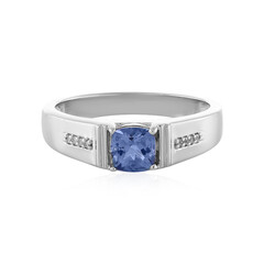 Anello in argento con Tanzanite (non riscaldata)