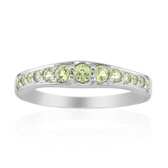Anello in argento con Peridoto