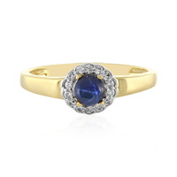 Anello in argento con Zaffiro Stellato Blu