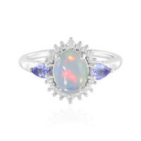 Anello in argento con Opale di Welo
