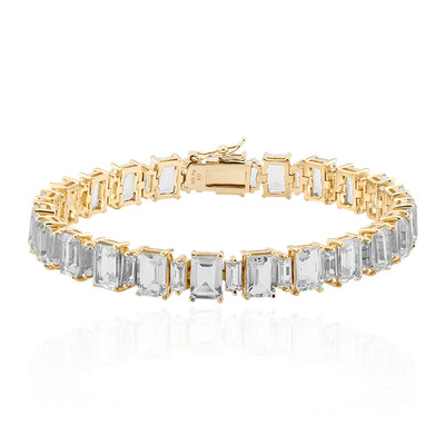 Bracciale in argento con Topazio Bianco