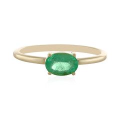Anello in oro con Smeraldo Etiope