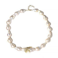 Collana in oro con Perla di Acqua Dolce (Ornaments by de Melo)
