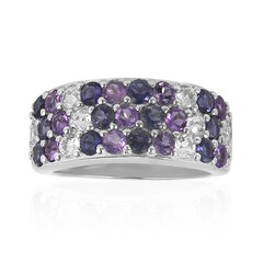 Anello in argento con Iolite
