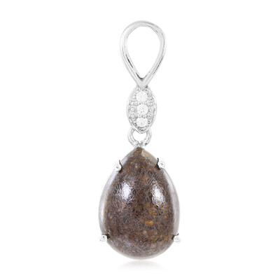 Ciondolo in argento con Quarzo Dinosauro