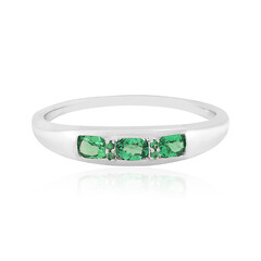Anello in argento con Tsavorite