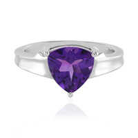 Anello in argento con Ametista Siberiana