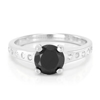 Anello in argento con Spinello Nero