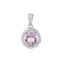 Ciondolo in argento con Kunzite