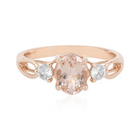 Anello in oro con Morganite del Madagascar